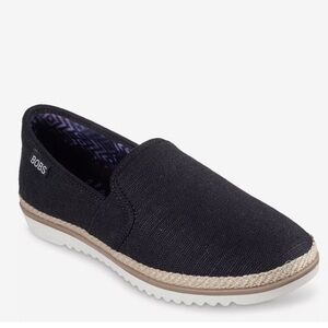 Skechers Bobs Flexpadrille Espadrille Flat black size 8.5 never used New in box